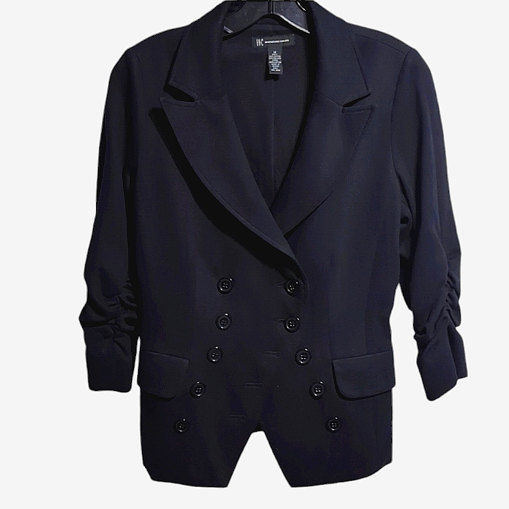 Black INC International Concepts Blazer Suit Jacket - Picture 2 of 8